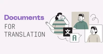 Overview of Popular Types of Documents for Translation